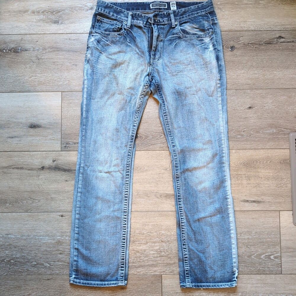 INC International Concepts Jeans Mens 34x32 Blue Denim